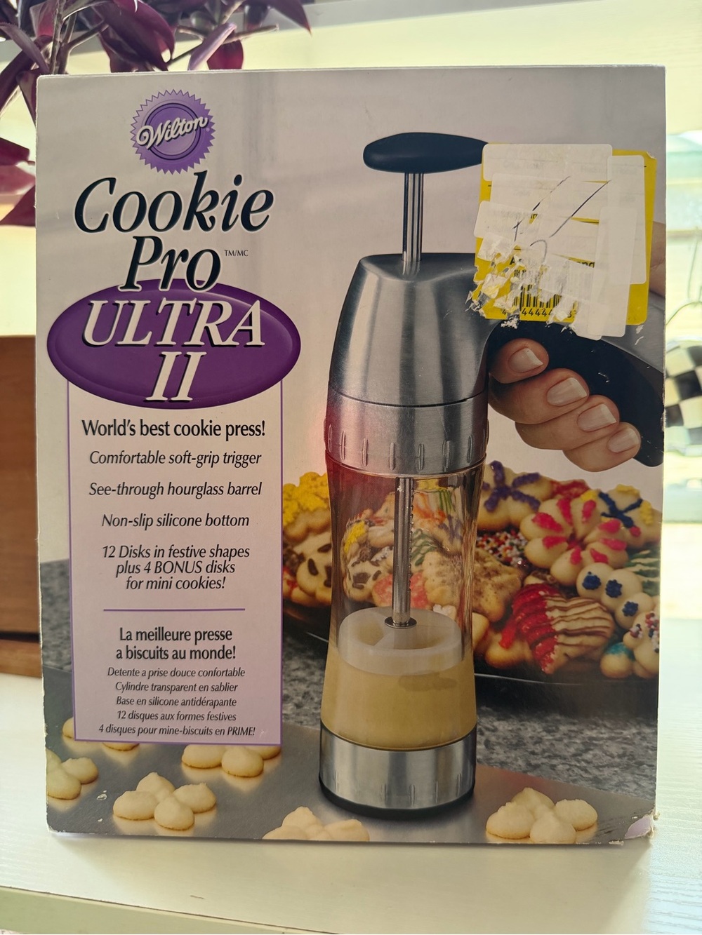 Wilton Cookie Pro Ultra II Cookie Press - Silver, Clear, Black